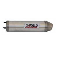 Tlumič výfuku Giannelli - homologovaný - SX 125 hliník